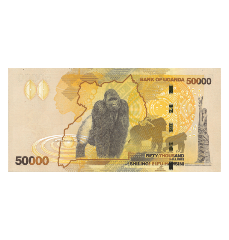 Uganda 50.000 Shillings 2010-2021 Pick New